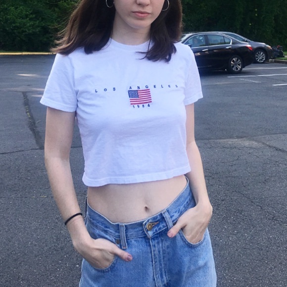 Brandy Melville Tops - Brandy Melville Los Angeles Tee